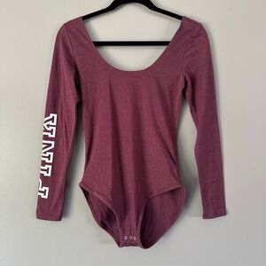 Victoria Secret Plum Purple Long Sleeve Body‎ Suit XS